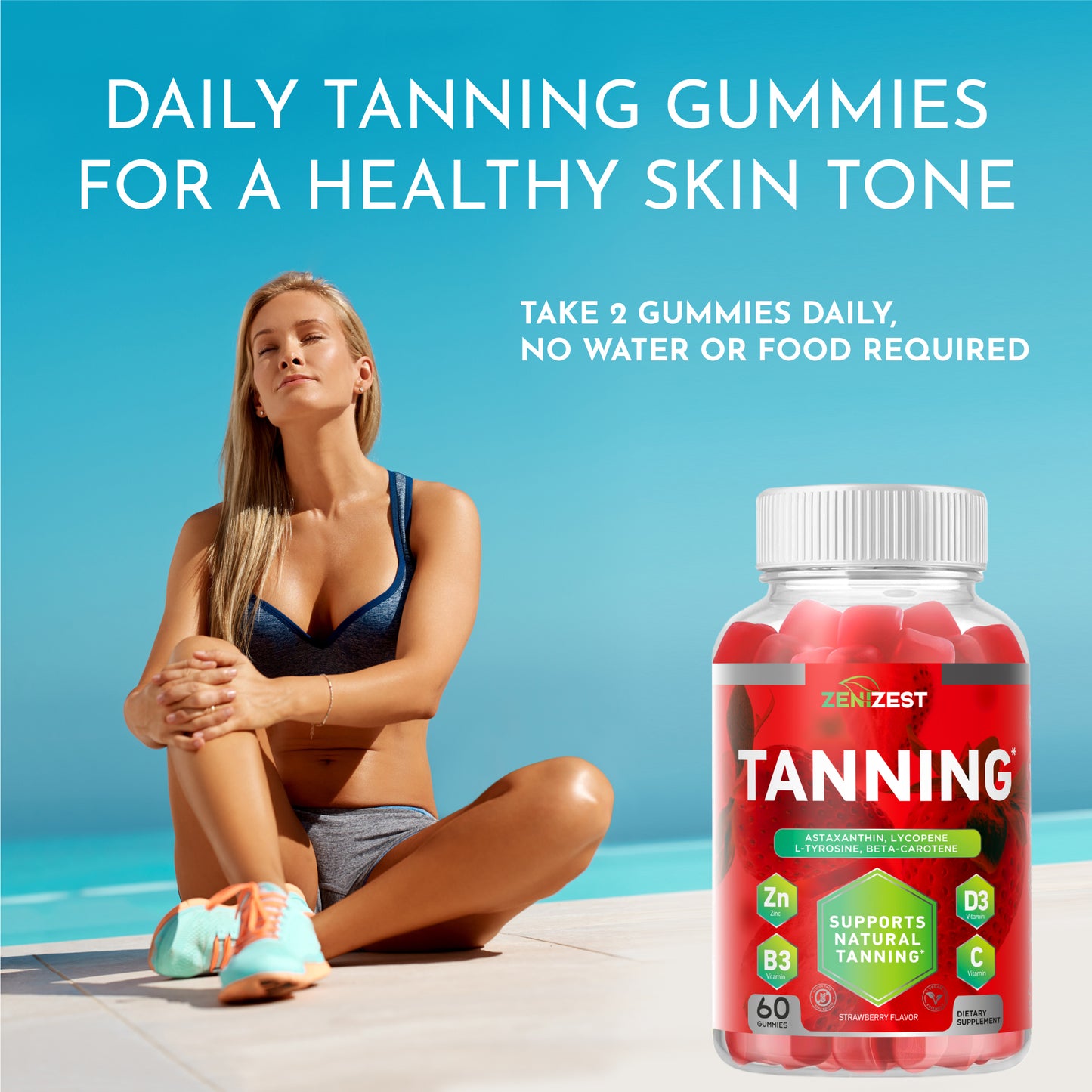 ZeniZest Tanning Gummies