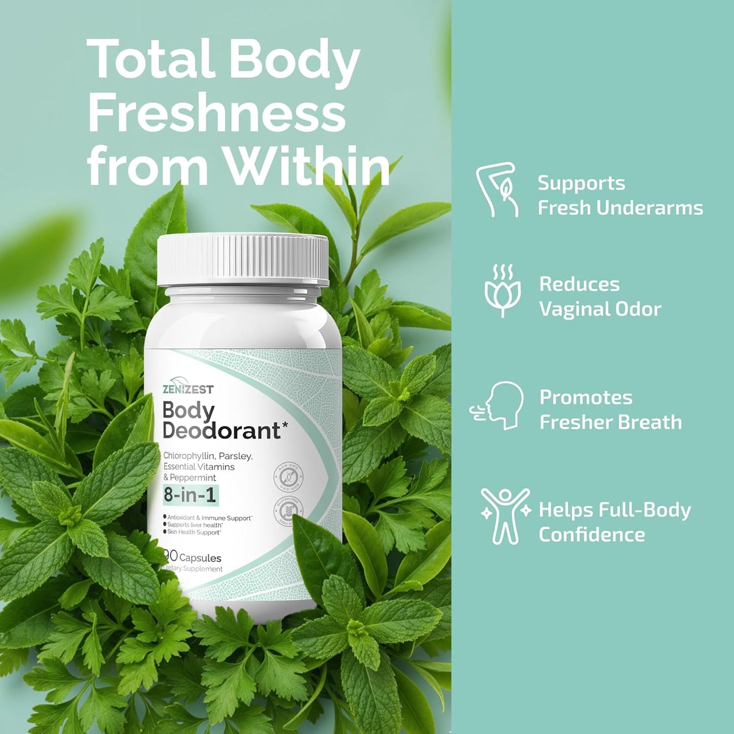 ZeniZest Body Deodorizing Supplement