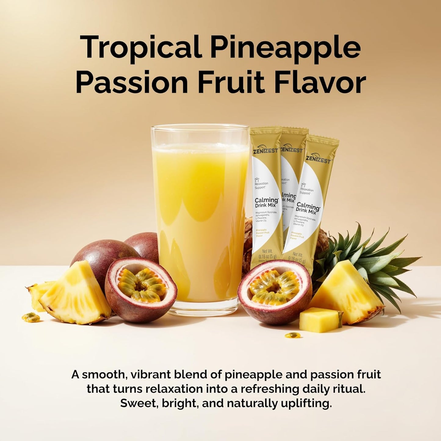 ZeniZest Calming Drink Mix Powder