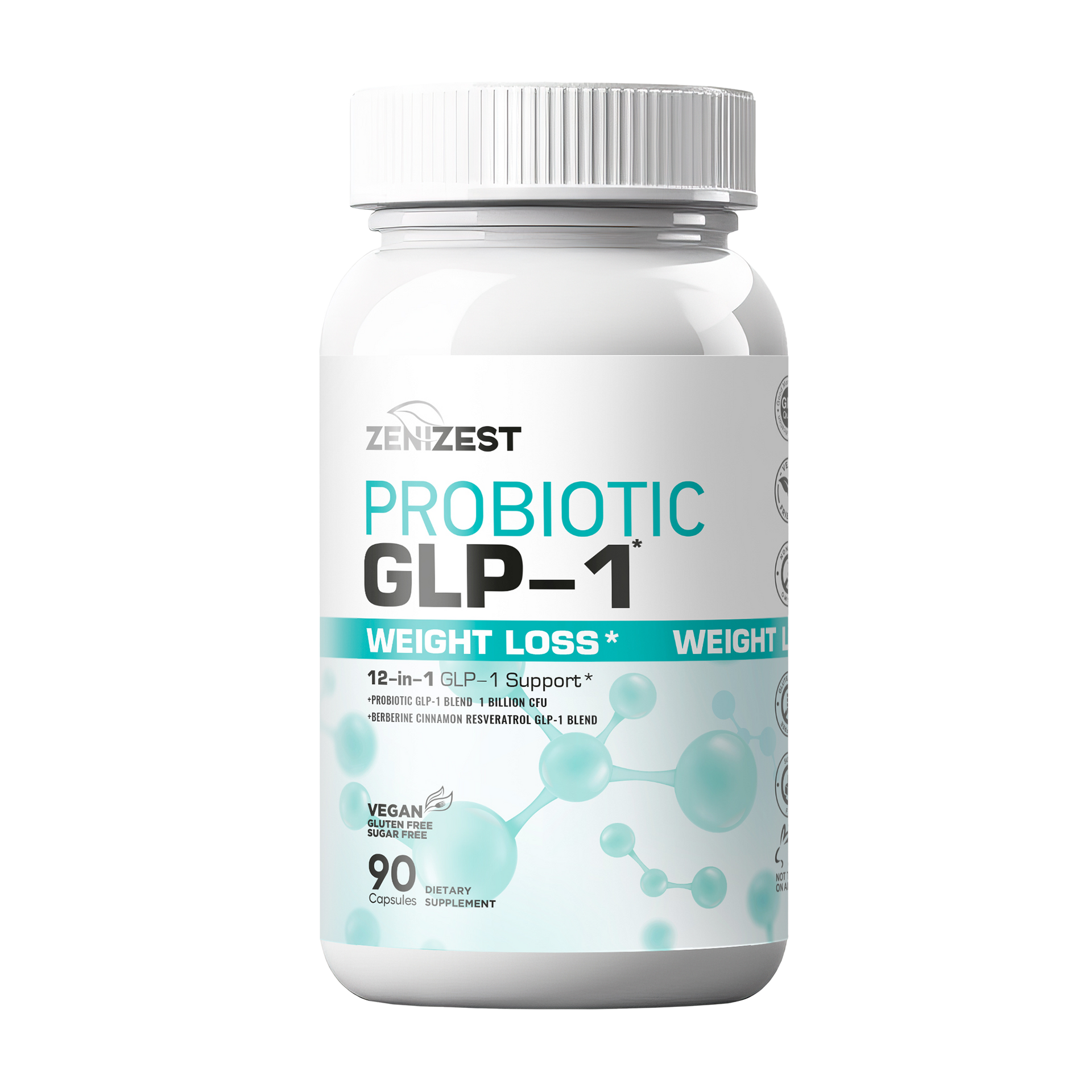 ZeniZest GLP-1 Support Probiotic Weight Loss Support Supplement