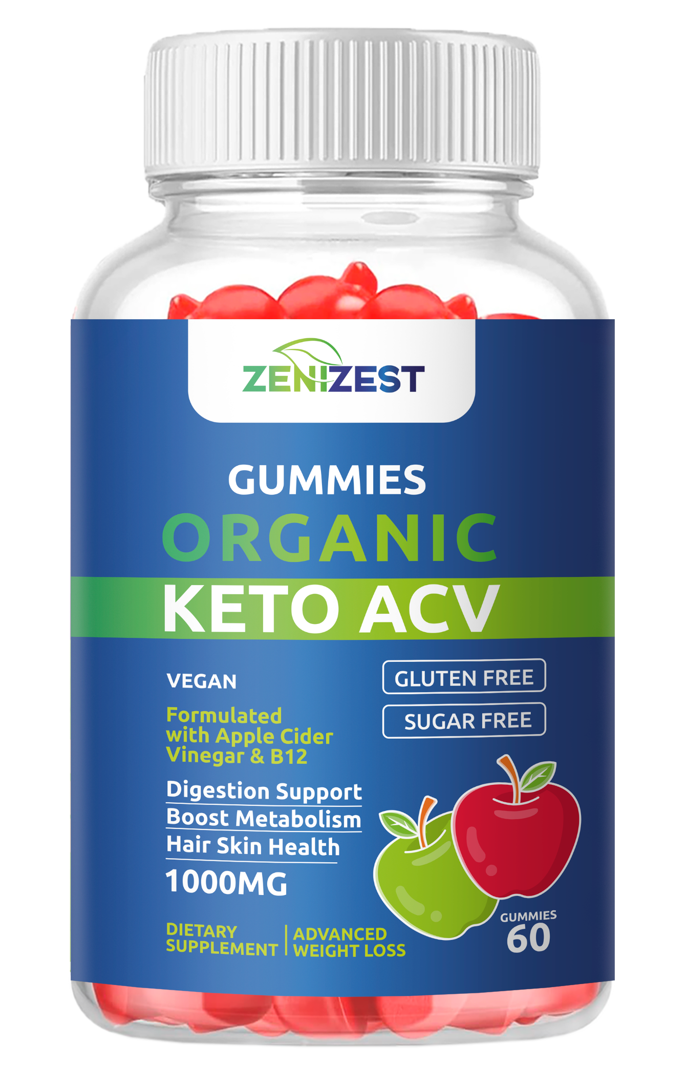 ZeniZest Organic Keto ACV Gummies